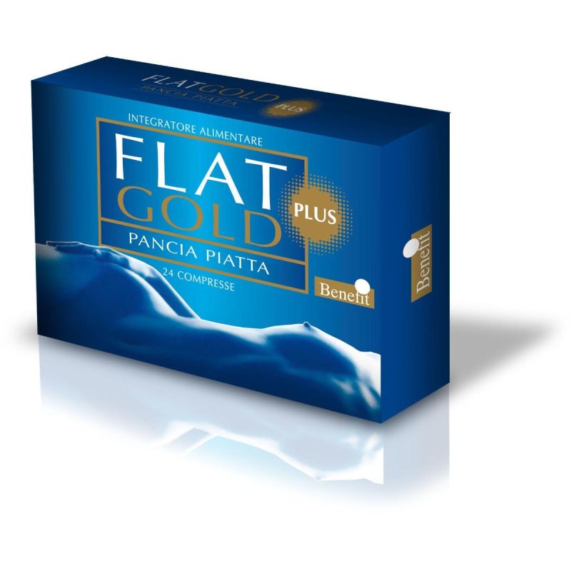 Gold Plus Flat: 24 Compresse per Benessere