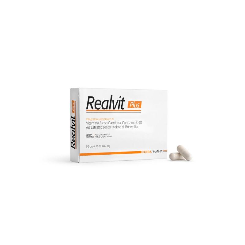 Realvit Plus - Integratore Alimentare 480mg, 30 Capsule