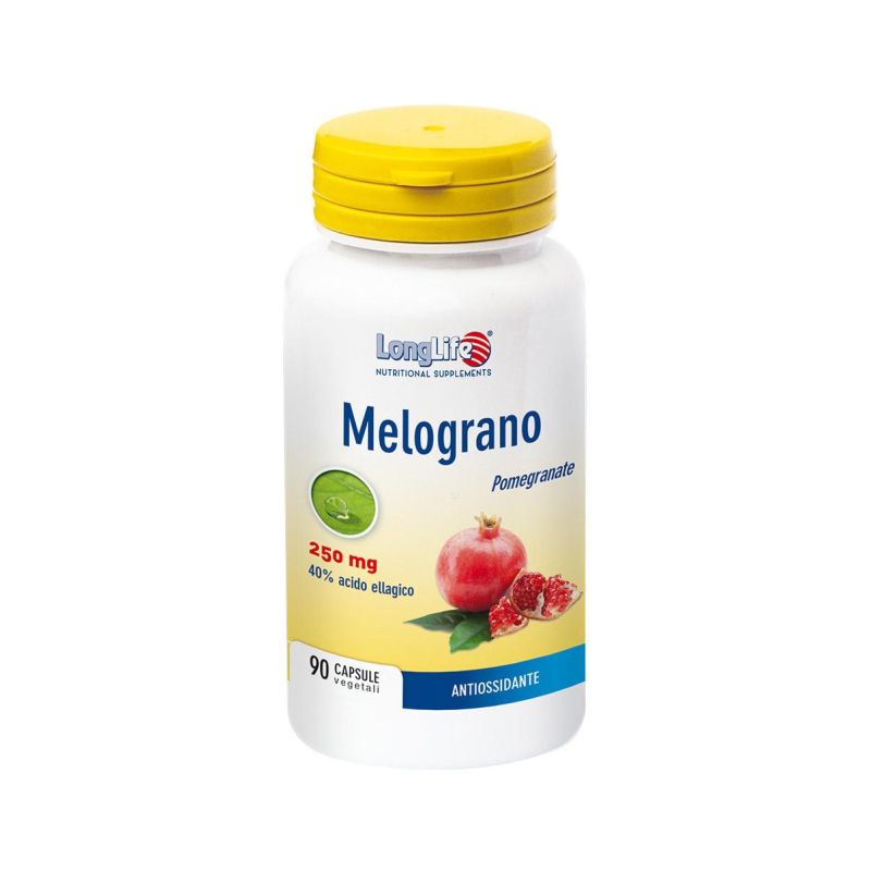 LongLife Compresse di Melograno al 40% - Confezione da 90