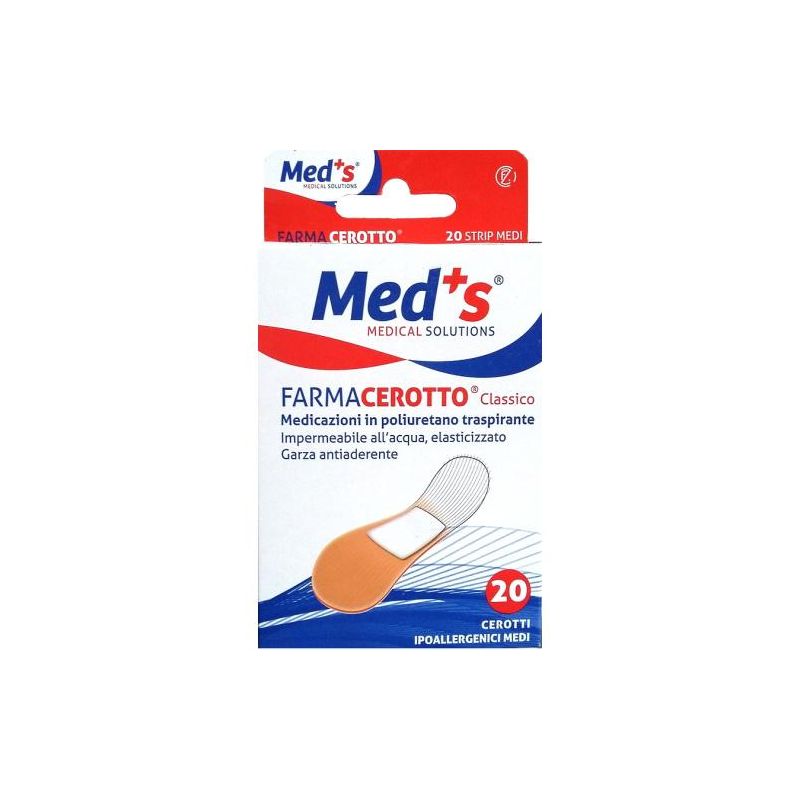 Farmacerotto Meds in Poliuretano Ipoallergenico Medio - 20 Pezzi