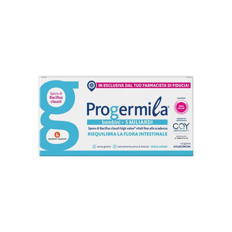 Progermila per Bambini - 6 Flaconcini da 10ml