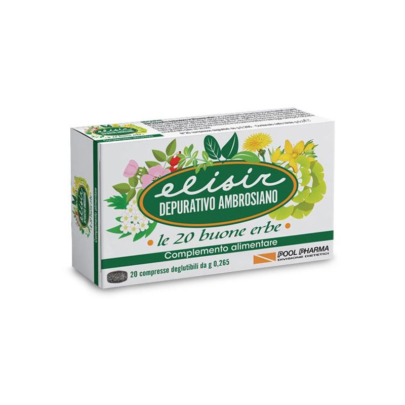 Elisir Depurativo Ambrosiano: Integratore di 20 Compresse