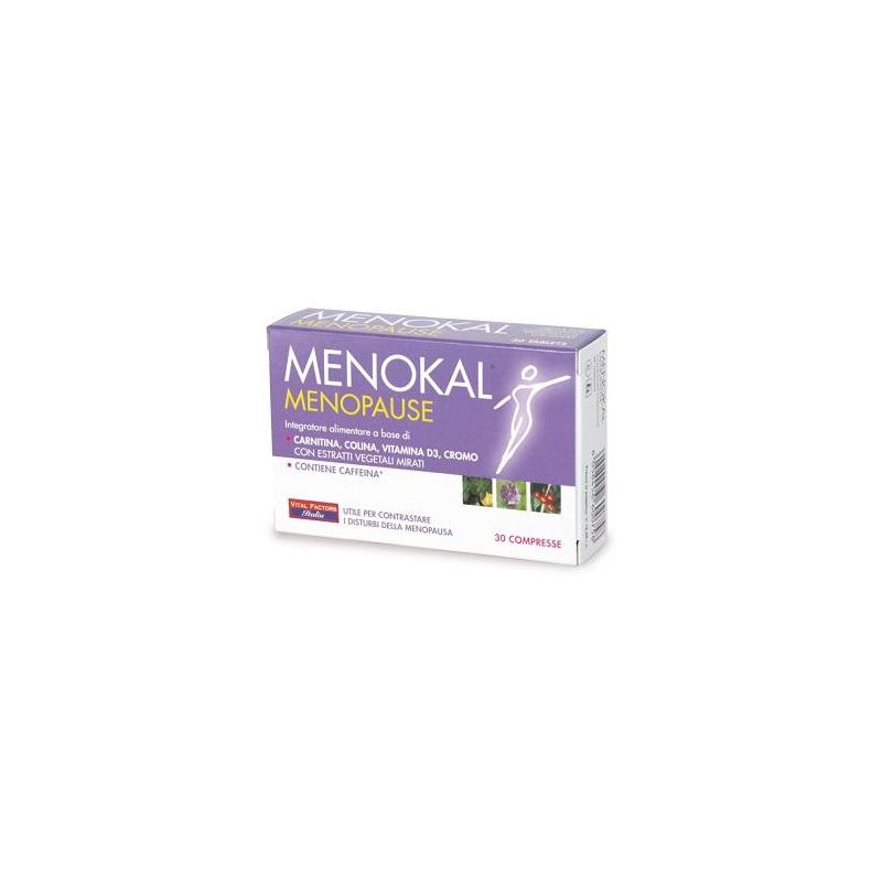 Menokal - Trattamento Menopausa con 30 Compresse