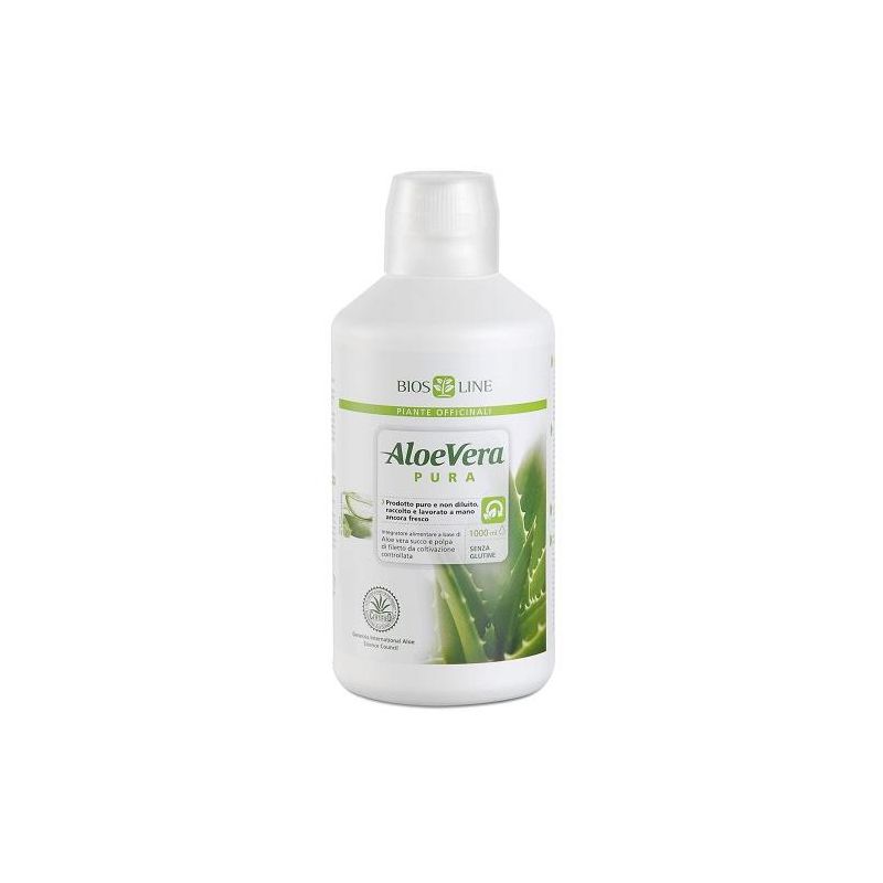 Biosline Pura Aloe Vera - 100% Naturale, 1 Litro