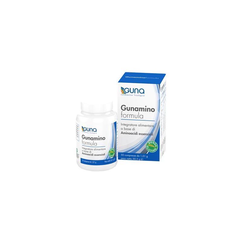 Gunamino Formula - Supplemento Nutrizionale, 50 Compresse