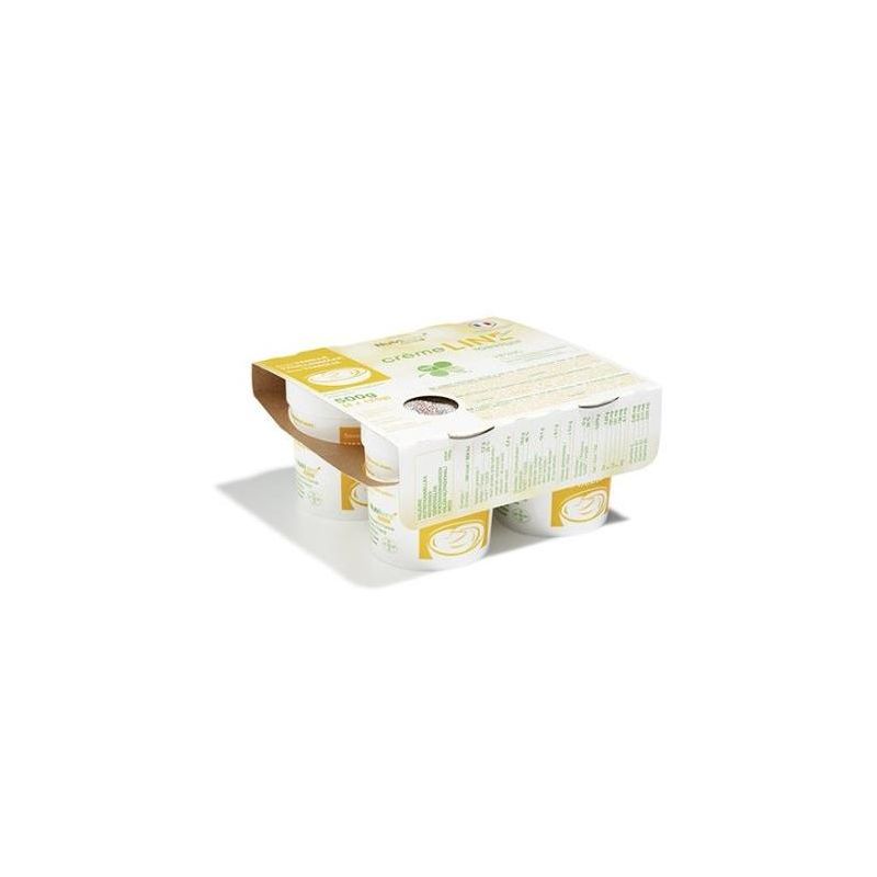 Cremeline Dolce Crema Senza Lattosio alla Vaniglia, 4 x 125g