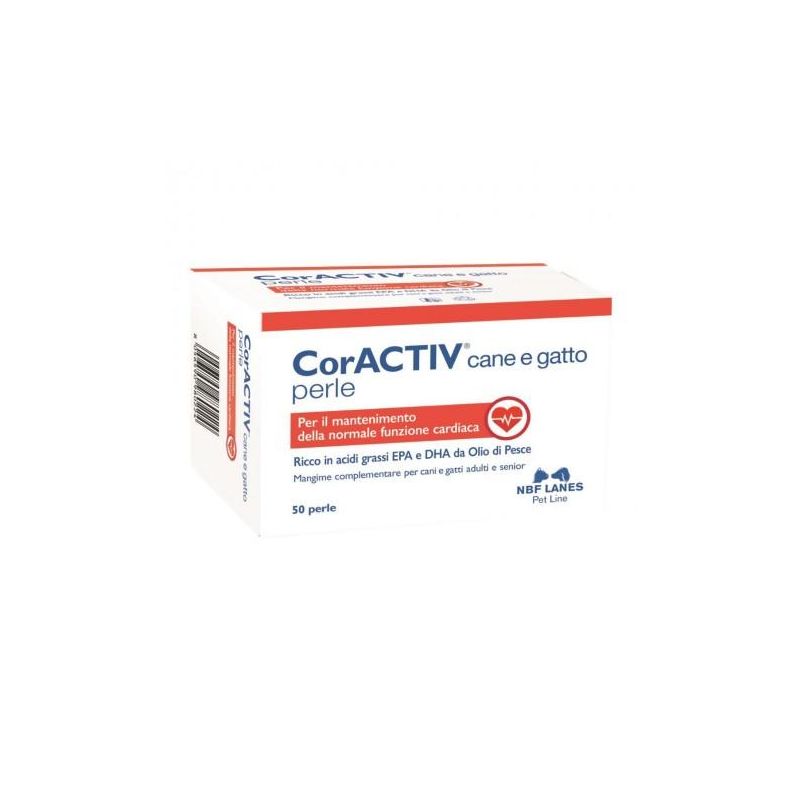 Coractiv - Integratore Alimentare di 50 Perle per Cani e Gatti