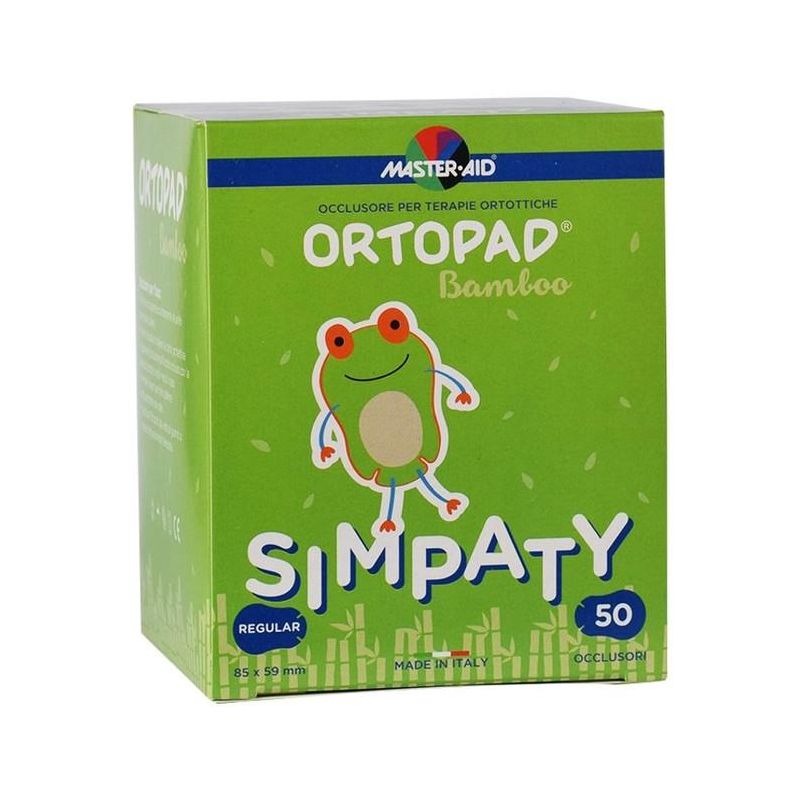 Ortopad Simpaty - Cerotti Oculari Ortopedici Regular, 85x59mm, Confezione da 50 Pezzi