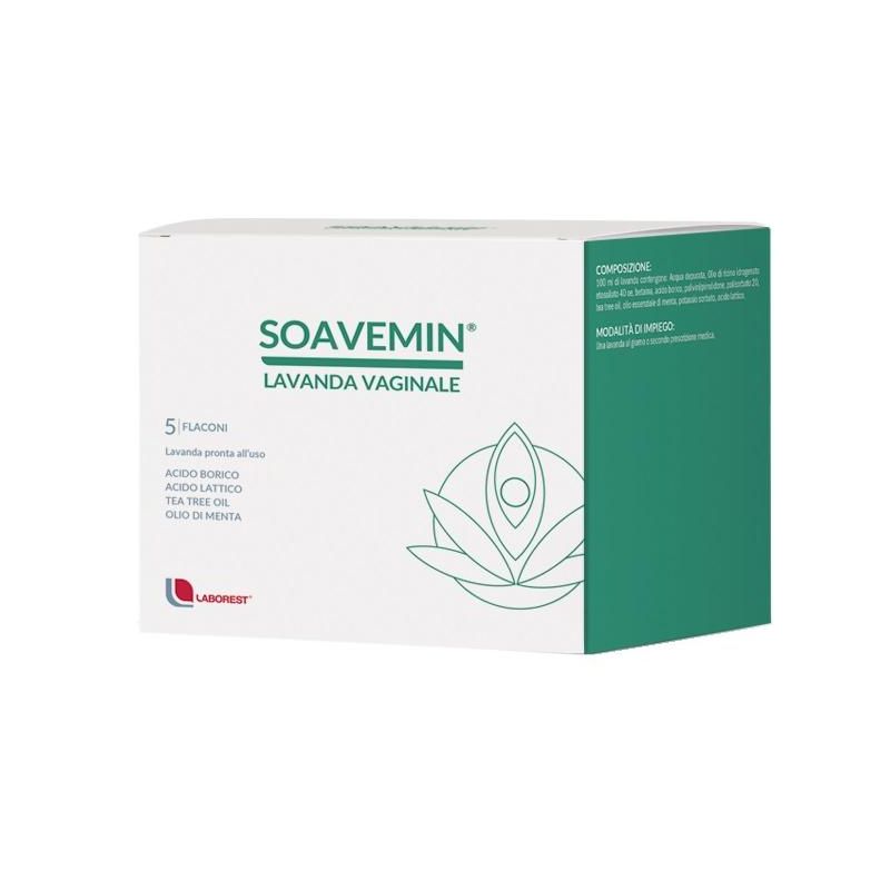 SoaveMin Lavanda - Trattamento Vaginale Calmante, 5 x 10ml