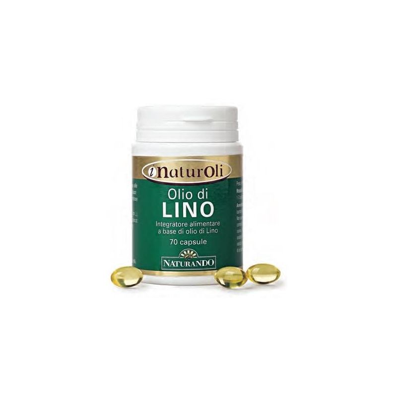 Naturoli Olio di Lino - 70 Capsule Nutritive Naturale
