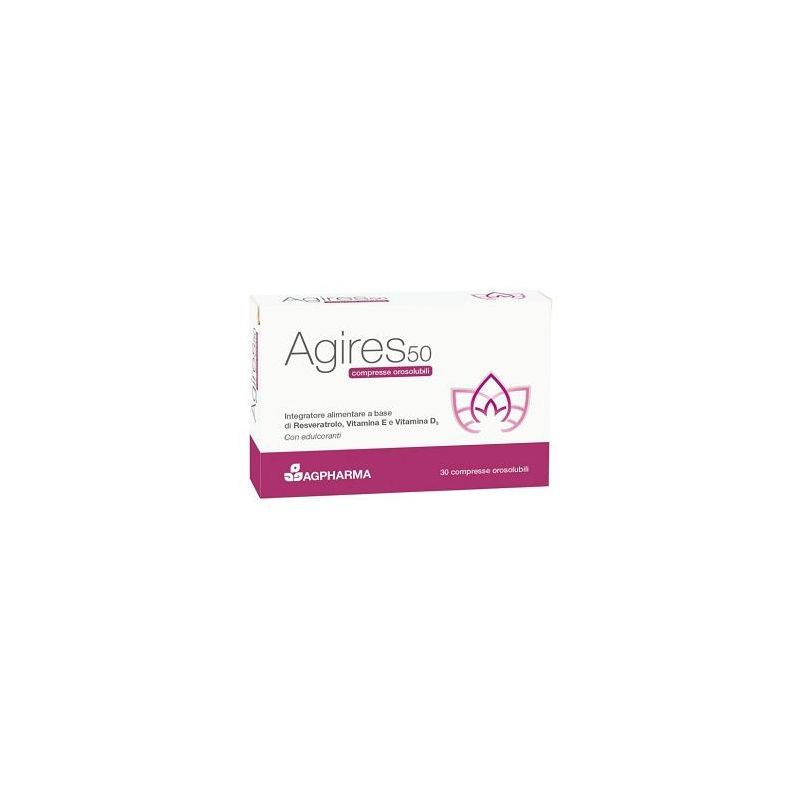 Agires 50 - Compresse Orosolubili da 5,4g - Confezione da 30 Pezzi