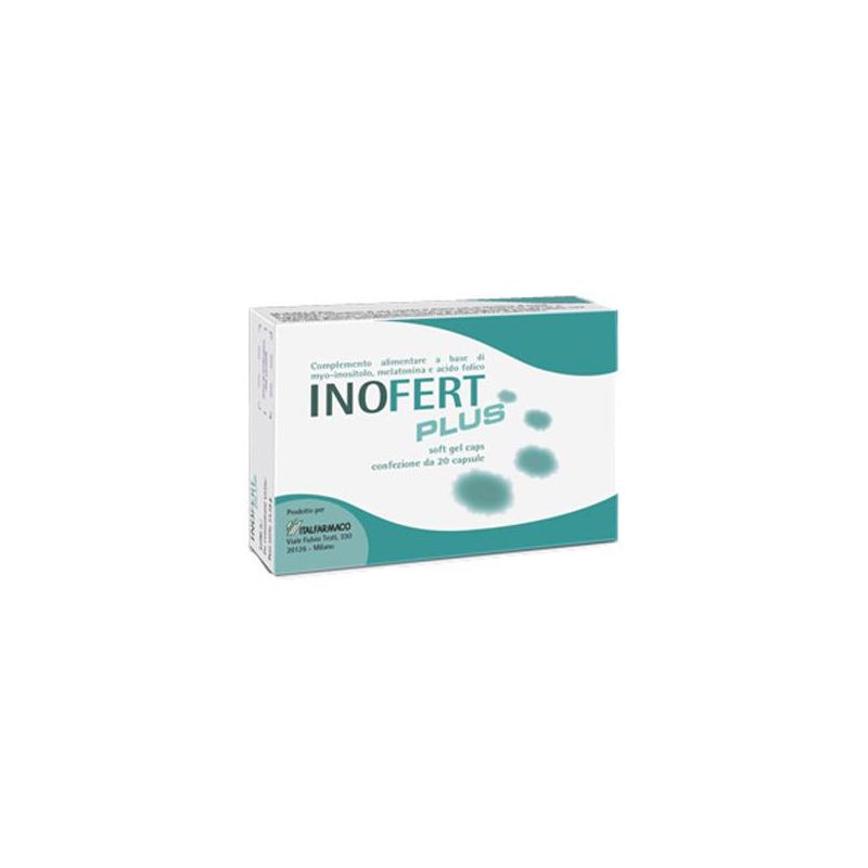 Inofert Plus - Integratore per la Fertilità, 20 Capsule Softgel