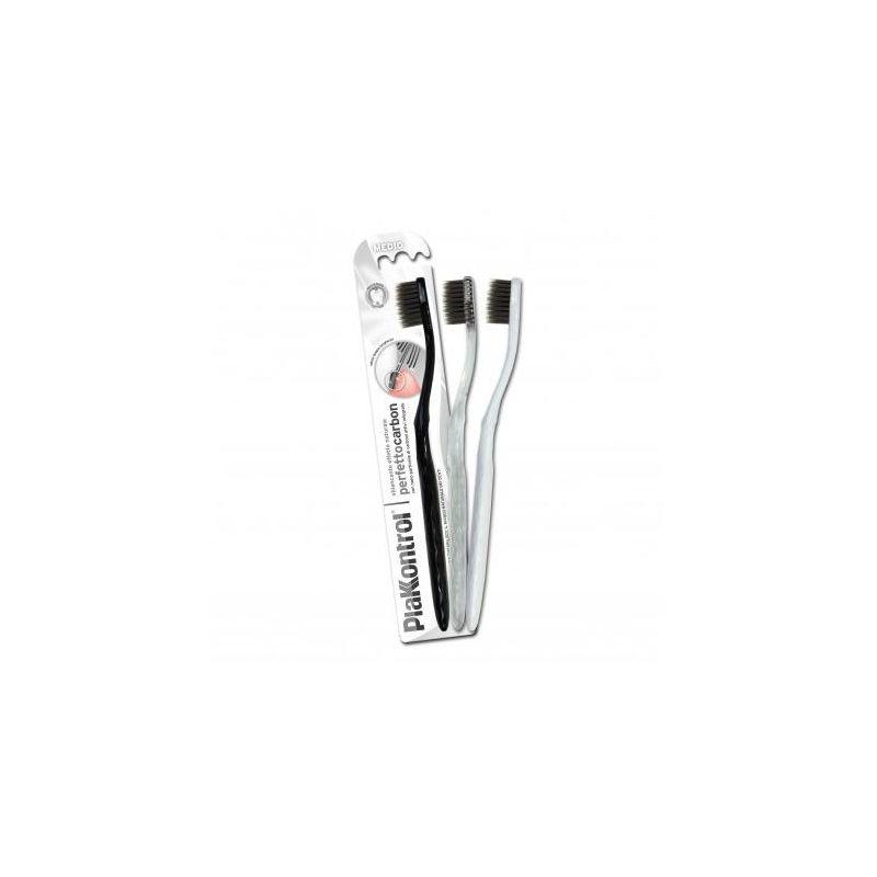 Spazzolino al Carbonio Perfetto di Plakkontrol - Singolo Pezzo