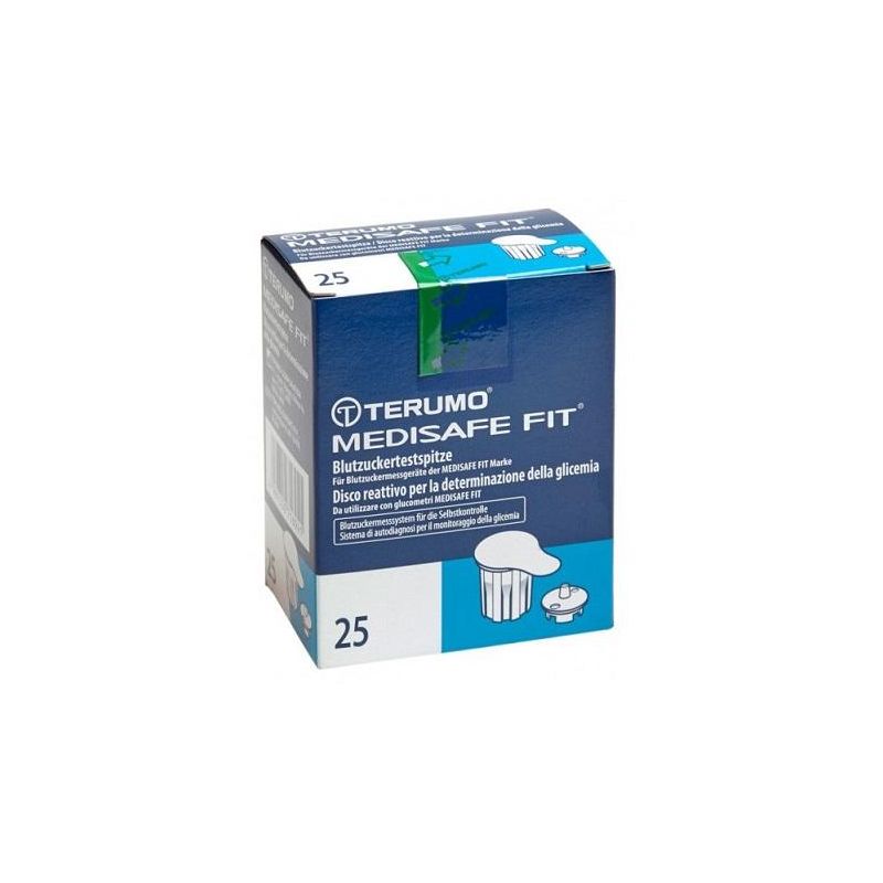 Medisafe Fit Disco per Controllo Glicemia, Confezione da 25 Pezzi