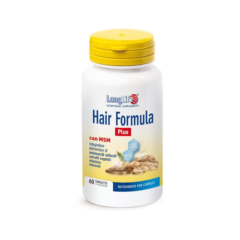 Formula Avanzata per Capelli Longlife Plus - 60 Tavolette