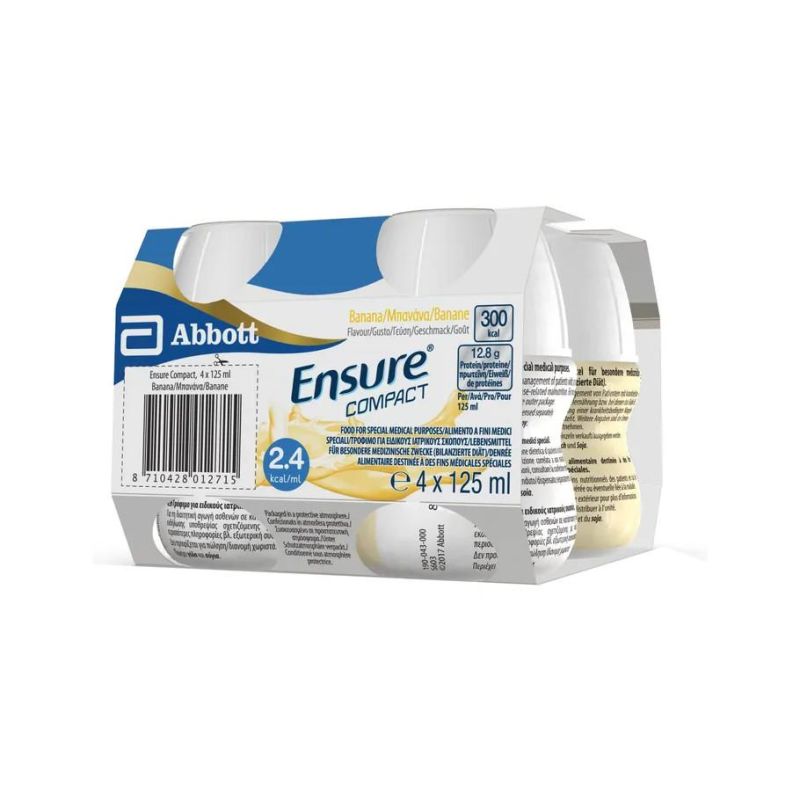 Ensure Compact Banana Nutrition Shake 4-Pack 125ml