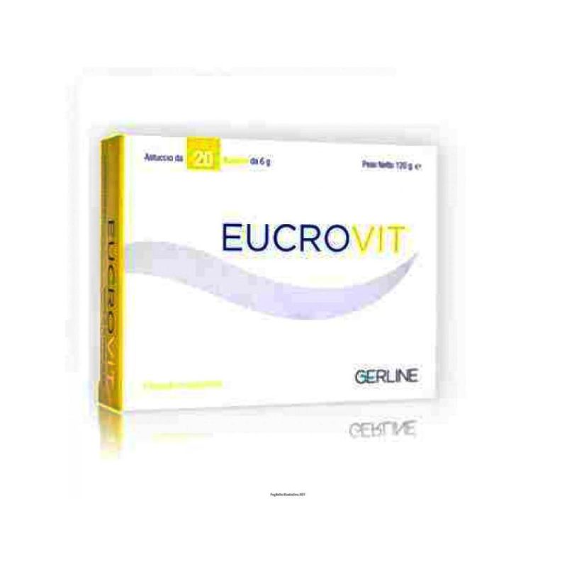Eucrovit - Scatola da 20 Bustine Salutari da 6g