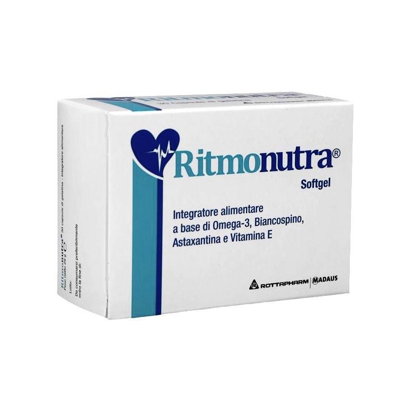 Ritmonutra Softgel Capsules - Pacchetto da 30