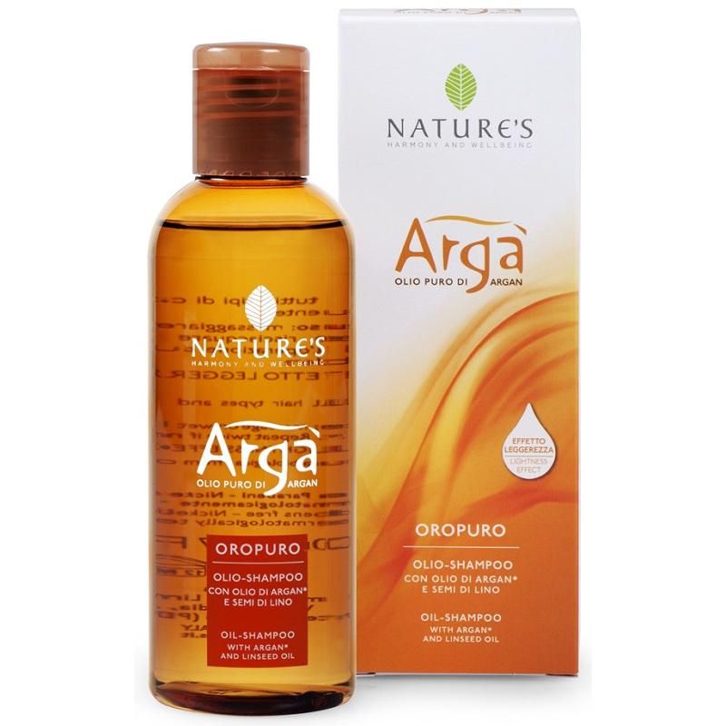 Olio di Argan Naturale Shampoo 200ml di Nature's