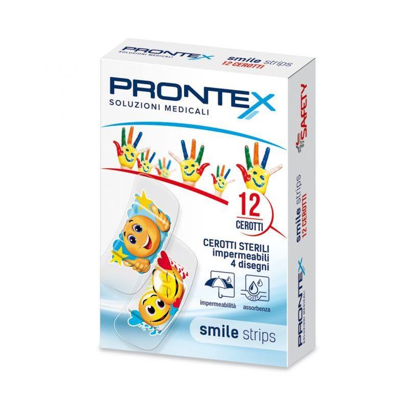 Prontex Smile Strips Cerotti - Confezione da 12 Pezzi