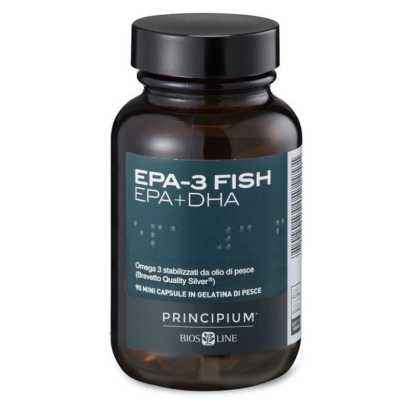 Bios Line Principium EPA-3 Fish Oil, Pacco da 90 Capsule