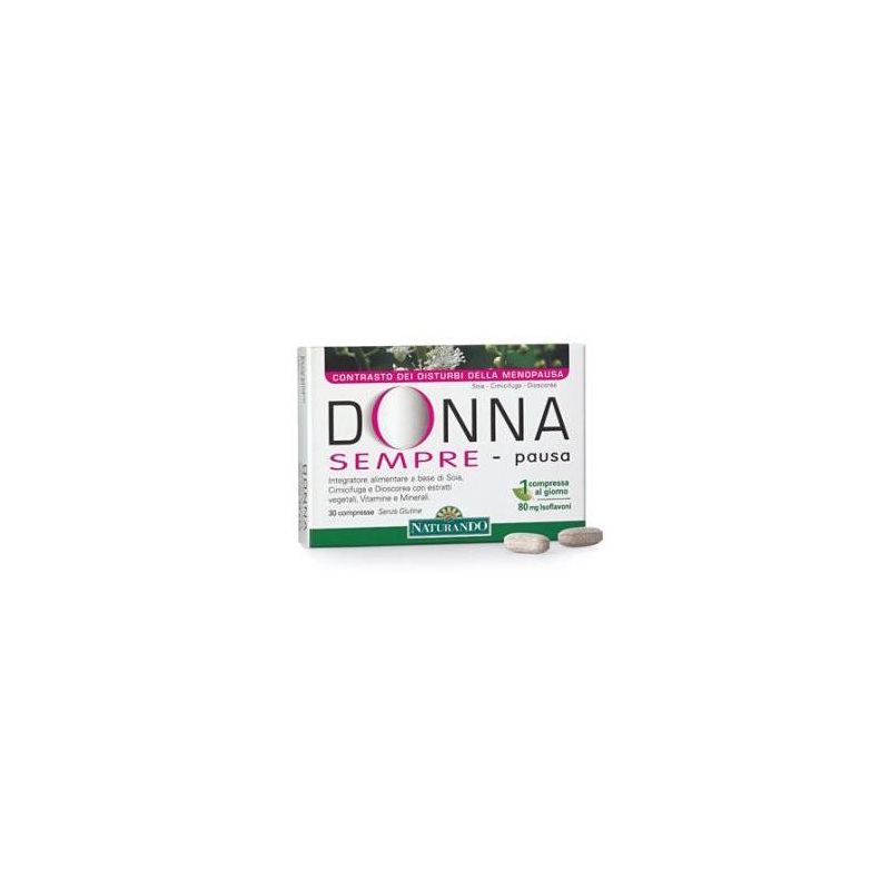 Sempre Pausa - Compresse di Supporto Olistico per le Donne - 30 Pezzi