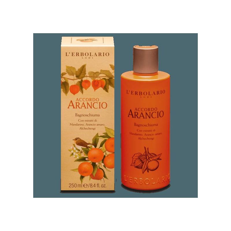 Bagnoschiuma alla Fragranza di Arancio L'Erbolario - 250ml