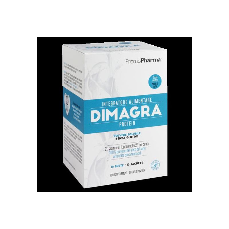 Dimagra Protein Neutro - Pacchetto di 10 Bustine