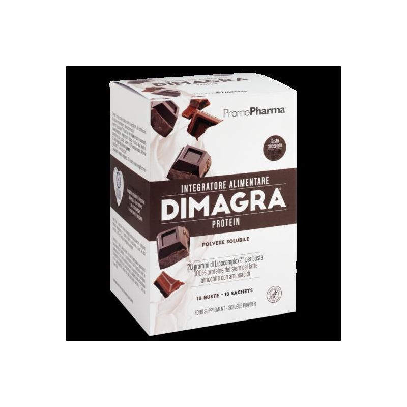 Dimagra Active Protein Gusto Cioccolato - 10 Bustine