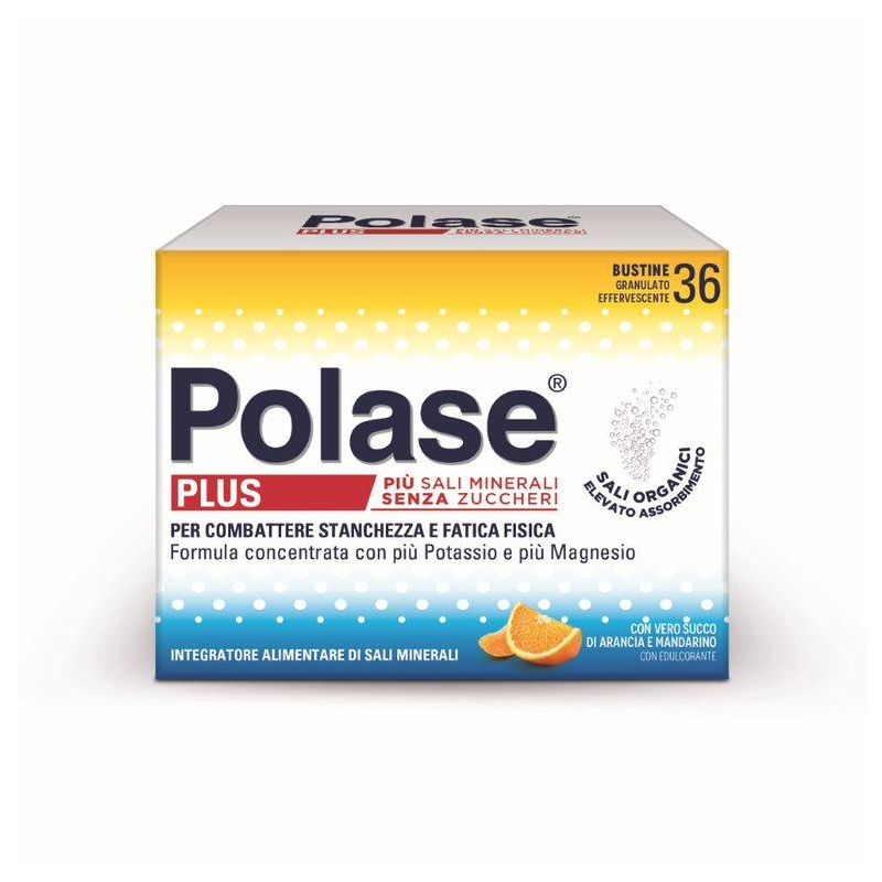 Polase Plus: Integratore Alimentare con Magnesio e Potassio - 36 Bustine