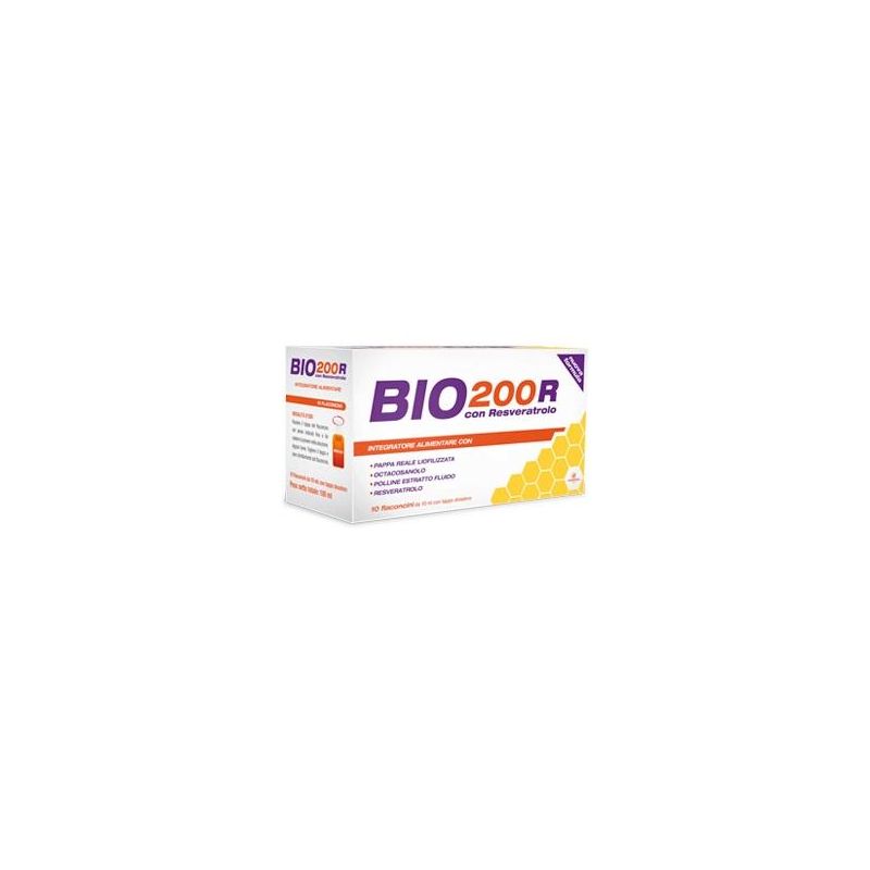 Bio200 Resveratrolo Naturale - Confezione da 10 Flaconi