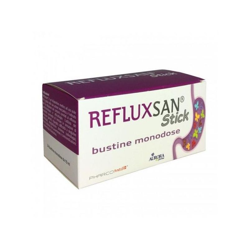 Refluxsan Stick - 24 Bustine Monodose per Reflusso Gastroesofageo