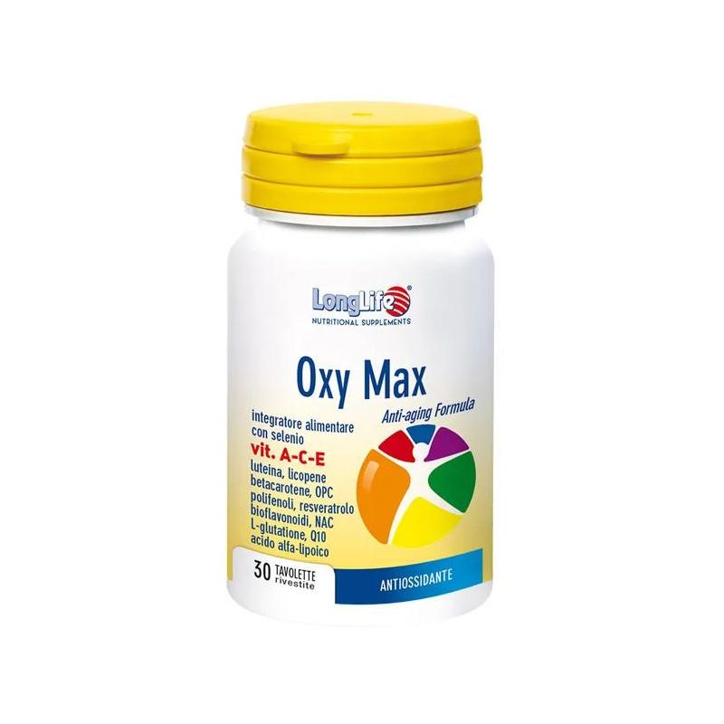 Longlife Oxy Max 30 Compresse di Lunga Durata