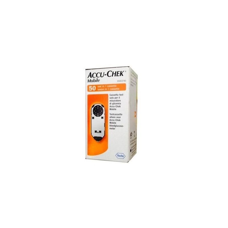 Strisce per Misurazione Glicemia Accu-Chek Mobile - 50 Test Mic 2
