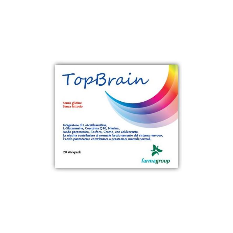 Topbrain 20-Pack Stick per la Salute del Cervello, 4.5g