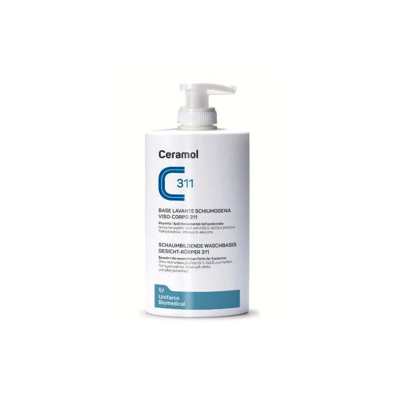 Ceramol Base Lavante Schiumogena per Viso e Corpo - 400ml