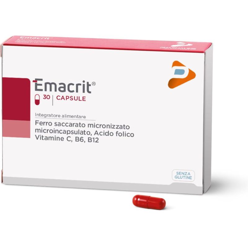 Emacrit - Integratore Alimentare in Capsule da 30 Pezzi