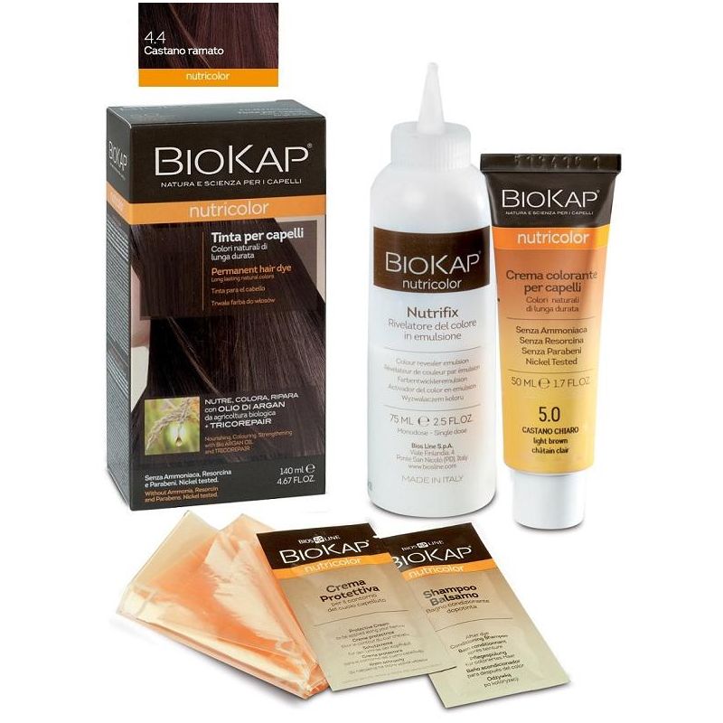 Biokap Nutricolor Castano Ramato 4.4 - Tinta Nutriente