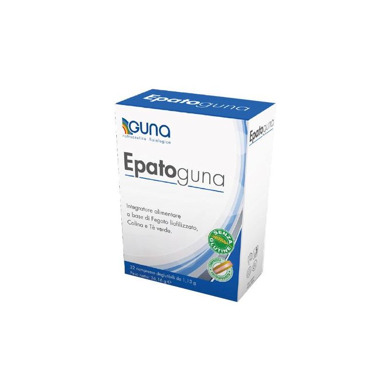 Epatoguna - Supporto Epatico, Pacchetto da 32 Compresse
