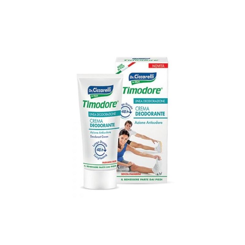 Crema Deodorante Timodore 48 Ore di Protezione, 50ml