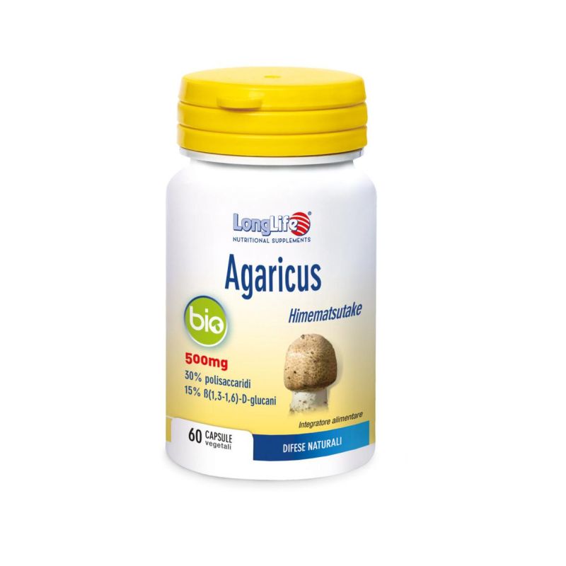Agaricus Long-Life Bio Capsules - Confezione da 60