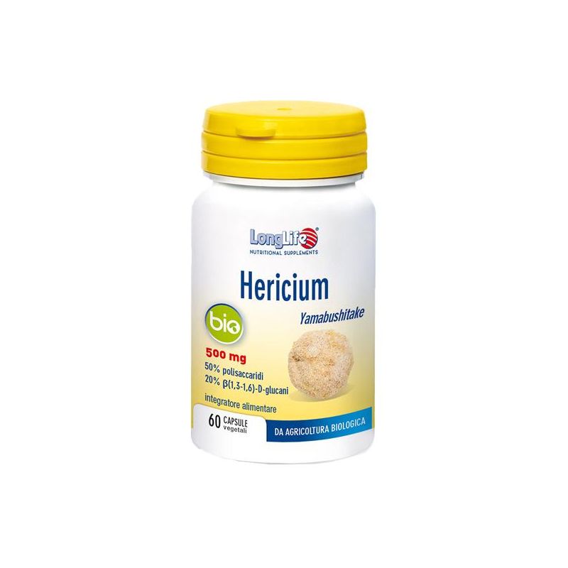 Longlife Bio Hericium 60 Capsule - Prodotto Organico