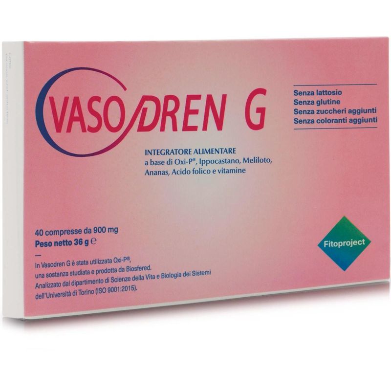 Vasodren G - 40 Compresse per la Salute Vascolare