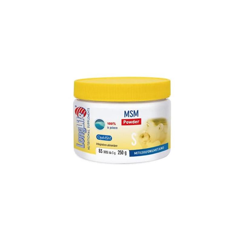 LongLife Pure MSM Powder Supplement - 250g