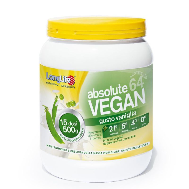 Absolute Vegan Longlife Plant-Based Nutrition - 500g
