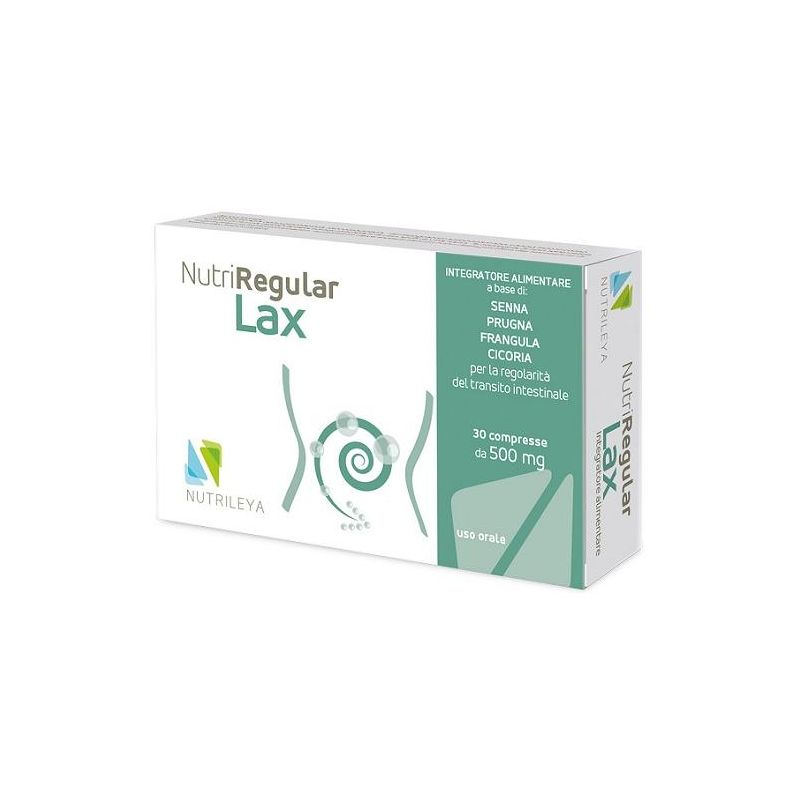 Nutriregular - Supplemento di Lassativo Naturale, 30 Compresse