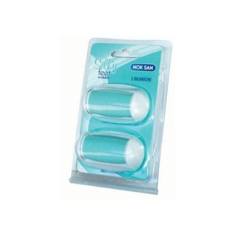 Nok San Evolution Ricarica per Piedi Seta - Confezione da 2 Pezzi