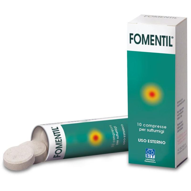 Fomentil - Compresse Effervescenti per Suffumigi, Confezione da 10