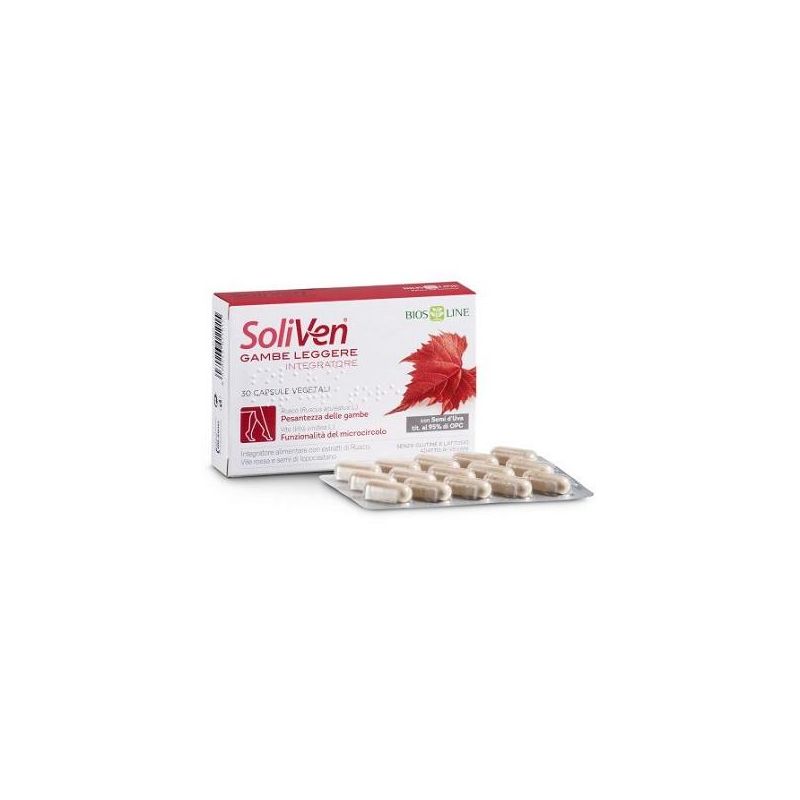 Biosline Soliven - Integratore Naturale con 30 Capsule