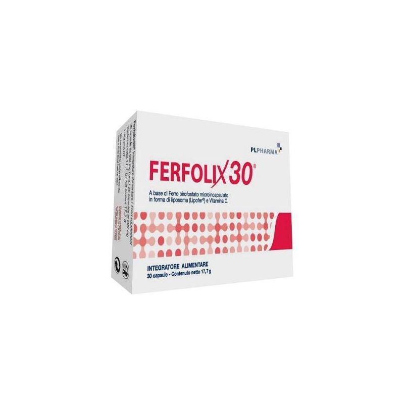 Ferfolix Supplemento di Ferro - 30 Capsule
